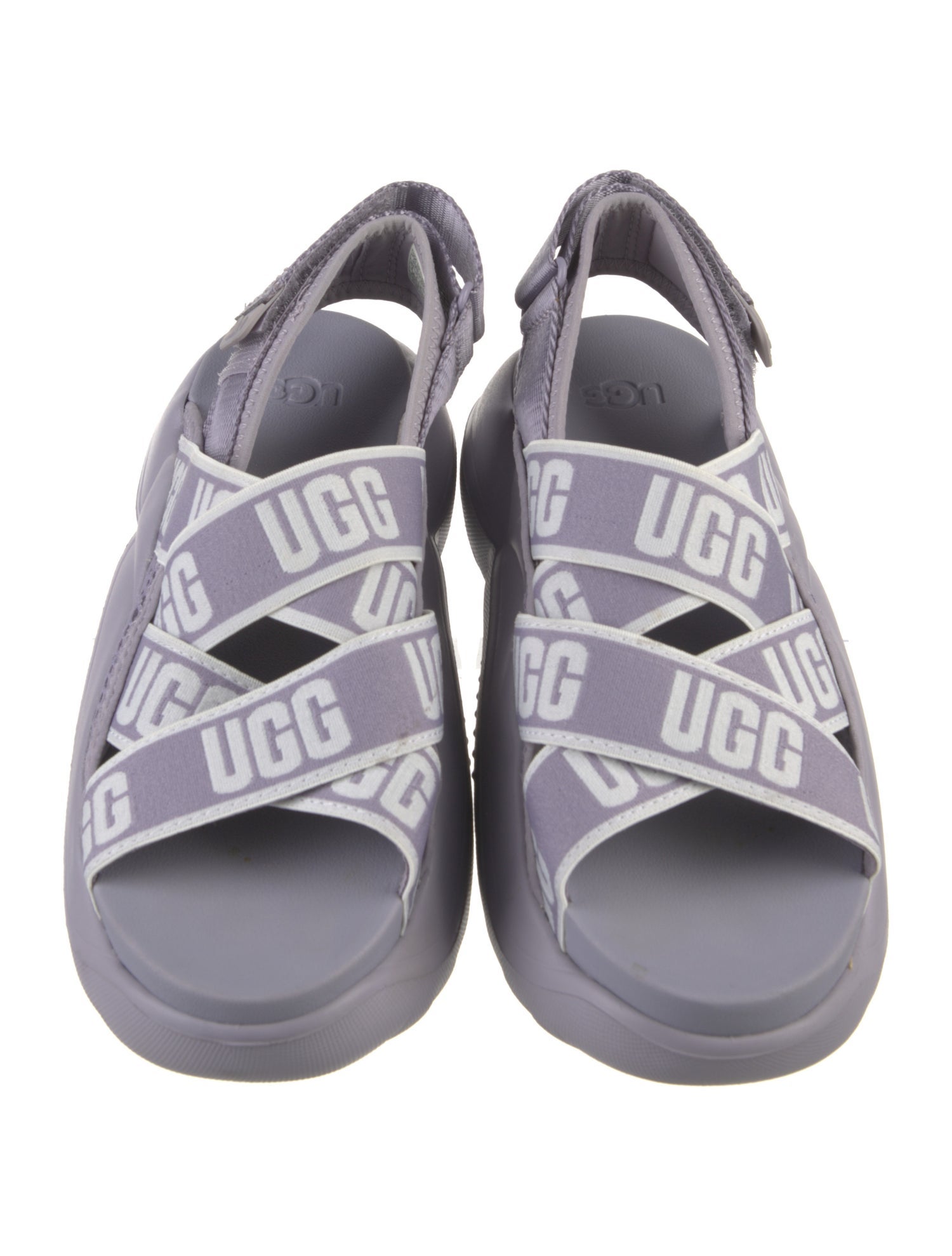 UGG Canvas Printed Slingback Sandals